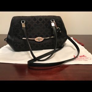 Coach (25638) Madison Op Art Sateen Small Satchel